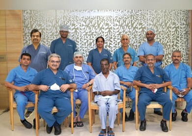 Odisha man with 8 plus kg facial tumor gets respite after Aster CMI doctors successfully perform complex surgeries.png